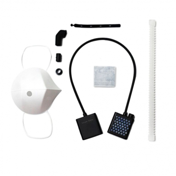 Luftreiniger tragbare elektrische Maske wiederverwendbare USB wiederaufladbare persönliche tragbare Reiniger UV-Desinfektion Ant