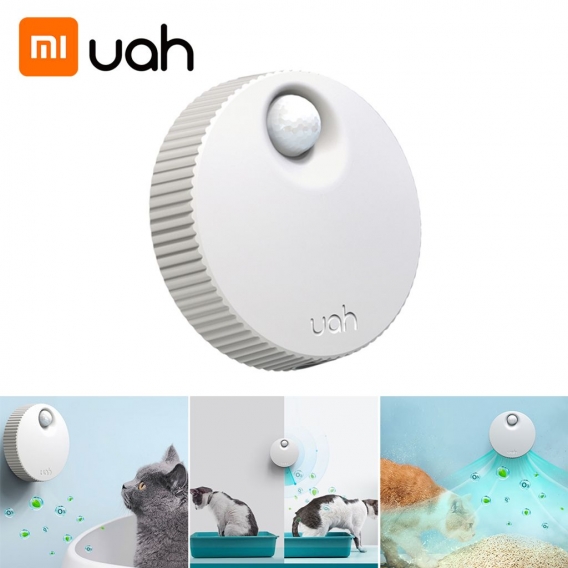 Xiaomi Youpin Uha Luftreiniger Staubreiniger Mini Geruchsentferner Erfrischer fuer Katzentoilette Ozon Negative Ionen Doppelfunk