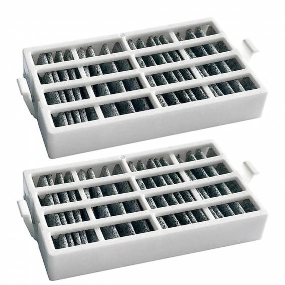 2x HEPA-Hygiene-Filter für Whirlpool 853417796000 ARG18480A+ 856439296000 ART6610/A++ 856439296010 ART6611/A++ 856439296020 ART6