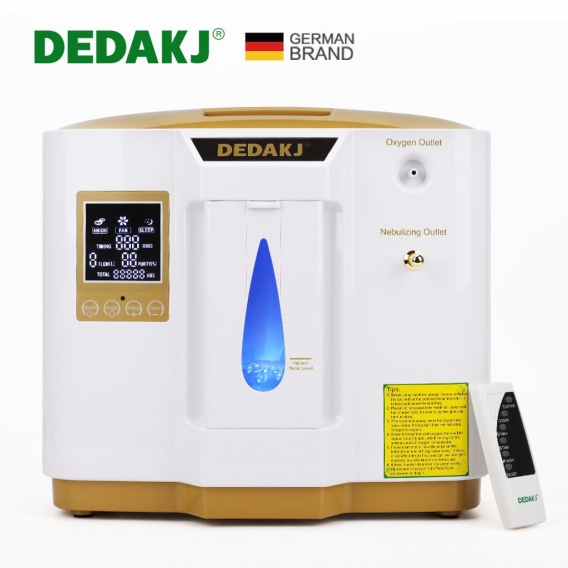 Tragbarer Sauerstoffkonzentratorgenerator, Sauerstoffvernebler-Maschine 93% hochreiner 1-6 L/ min einstellbarer Haushaltsluftrei