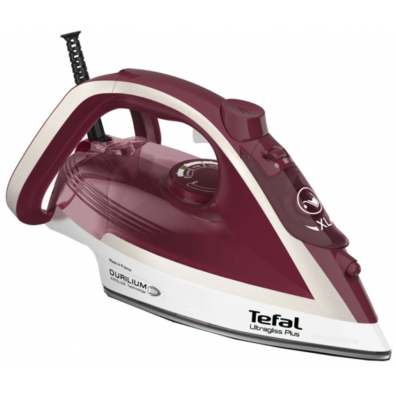 Tefal Dampfbügeleisen Ultragliss Plus FV6810 bordeaux/weiß