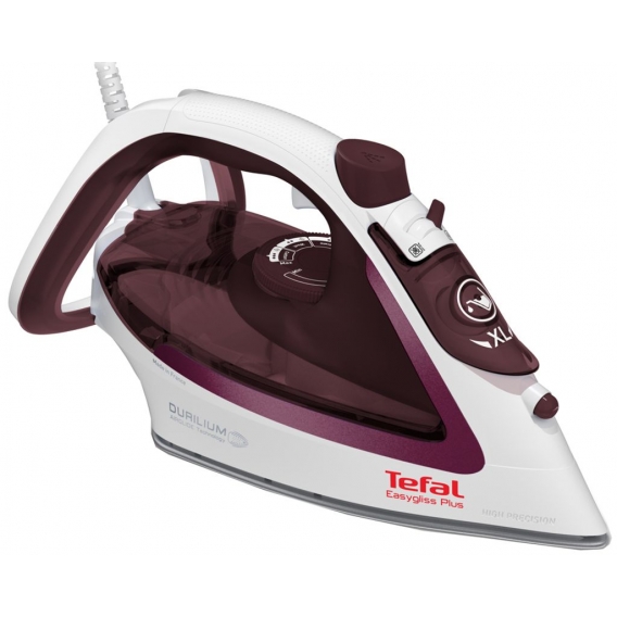 Tefal Dampfbügeleisen Easygliss FV5714 weiß/beere