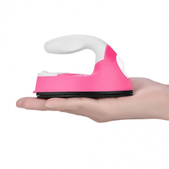 CkeyiN Mini Travel Steam Iron Edelstahl Sohle leines Leichtes Dampf Bügeleisen Für Reise und Zuhause