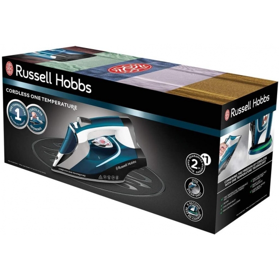 RUSSELL HOBBS Dampfbügeleisen kabellos  Cordless One Temp 26020-56 2600W Akku