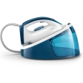 Philips FastCare Compact GC6742/20, Dampfbügelstation, weiß/blau, 1,5 l Wasser