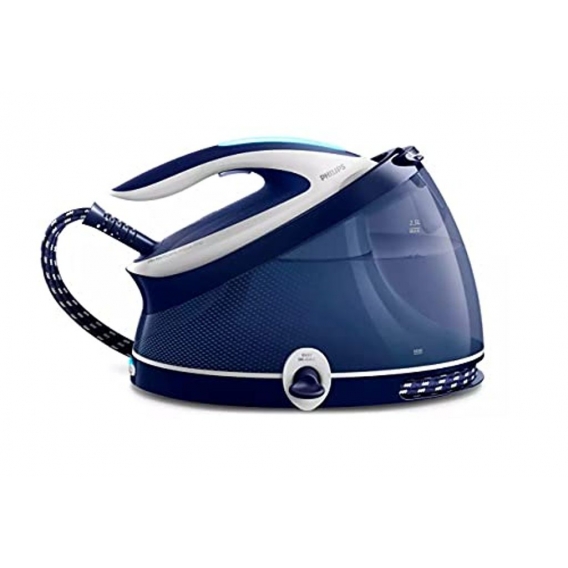 Philips GC9324/20 PerfectCare Aqua Pro Dampfbügelstation, weiß/blau