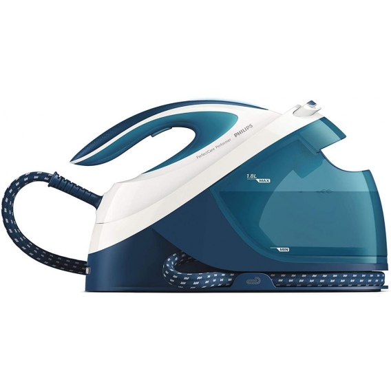 Philips GC8723/20, 6,2 bar, 1,8 l, 390 g/min, 120 g/min, SteamGlide Plus-Sohle, Blau