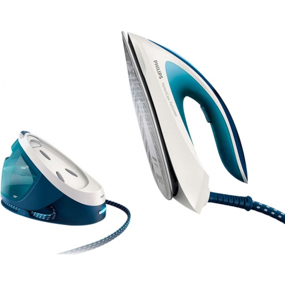 Philips GC8723/20, 6,2 bar, 1,8 l, 390 g/min, 120 g/min, SteamGlide Plus-Sohle, Blau