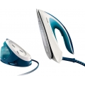 Philips GC8723/20, 6,2 bar, 1,8 l, 390 g/min, 120 g/min, SteamGlide Plus-Sohle, Blau