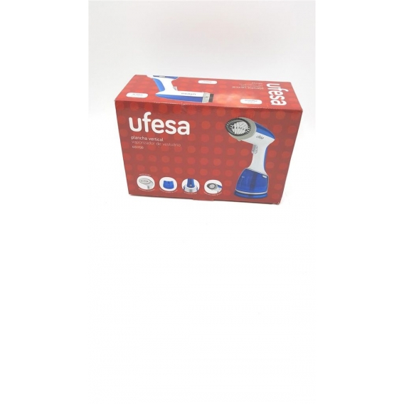 UFESA GS1700 Vertikale Dampfeisenreise 1700W Ablagerung 220ml Entfernt Faltengerüche und desinfizieren Sie mit Pinsel für dicke 