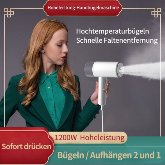 Dampfglätter,Steamer Bügeleisen, Schnelle Erwärmung, 1200W Dampfbürste,Handgehalten Reisebügeleisen für Reisen, Alltag