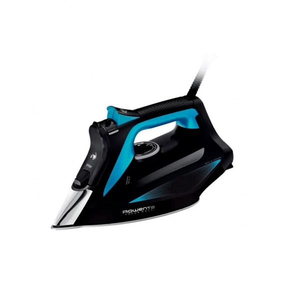 Rowenta DW5310, Dampfbügeleisen, Mikrodampf 400 HD Laser-Grundplatte, 1,9 m, 180 g/min, Schwarz, Blau, 45 g/min