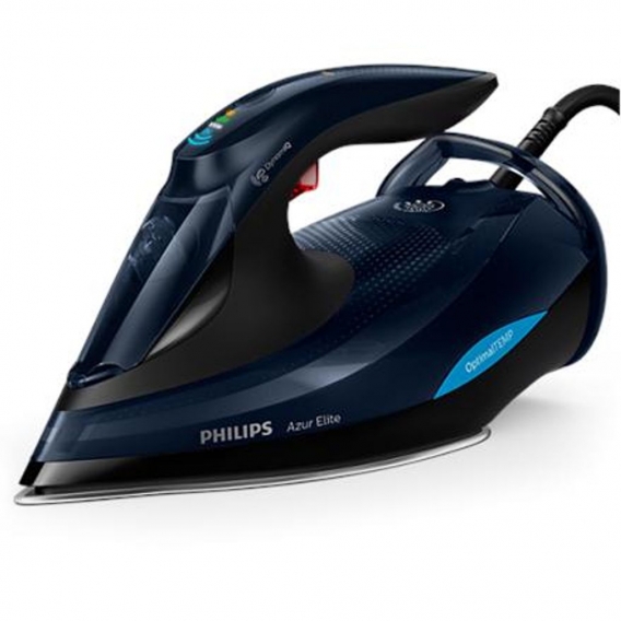 Philips GC5036/20, Dampfbügeleisen, SteamGlide Advanced, 2,5 m, 260 g/min, Schwarz, Blau, 70 g/min