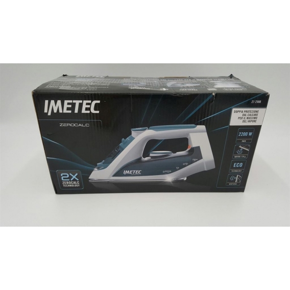 Imetec ZeroCalc Z1 2500 Eisen, Anticalcare Technologie, Inox Platte 2200 W, Schuss Dampf 120 g(17,1€)