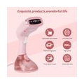 1500W Handheld Garment Steamer, Tragbarer Dampfbügeleisen Für Zuhause und Reisen，Rosa