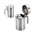 Stainless Steel Oil Dispenser Olive Oil Can Edible Oil Dispensing Bottle Leak-proof Oil Container for Kitchen/Cooking/Restaurant