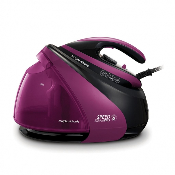 Bügeleisen Dampfbügelstation Dunkelrosa MORPHY RICHARDS Speed Steam Pro 3000 W