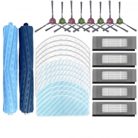 More about Ersatzstaubsauger für ECOVACS Staubsauger T9 AIVI / AIVI (1 Hauptbürste + 4 Paar Seitenbürsten + 5 Filter + 4 waschbare Lappen +