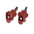 2x Kohlebürsten Motorkohlen 5x13,5x40mm mit Halter für Welling-Motor wie Samsung P1491 P1291 P1205 P1253 P1443 WFB125 WFB126 WF1