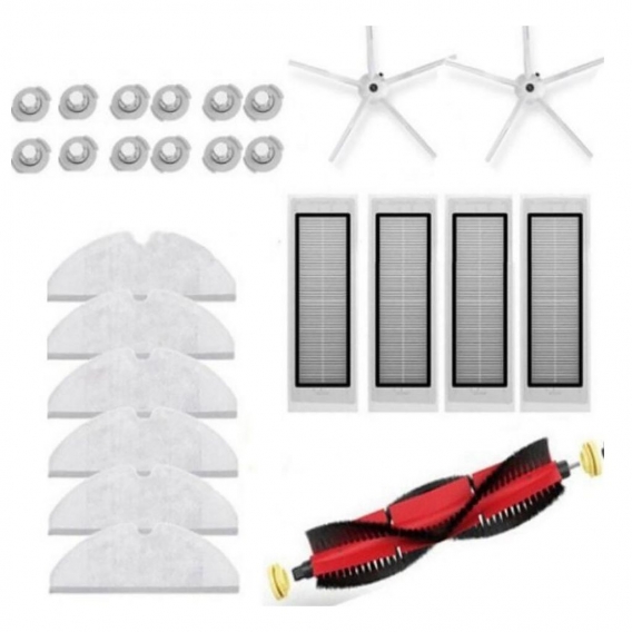 25pcs Ersatz Ersatzteile Kit für  Roborock S6 S65 S5 E35 E4 Serie Staubsauger