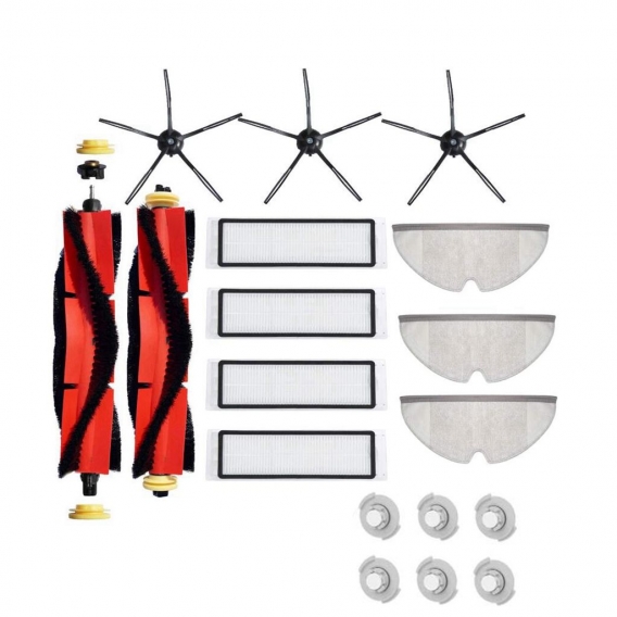 19 Teiliges Staubsauger Ersatzteil Zubehörset für Die Serie  Roborock S6 S5 MAX S5 E25 E35