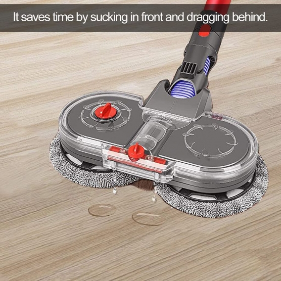 Dyson V7 V8 V10 V11 V15 Staubsauger Elektrischer Nasswischkopf + 1 Wassertank + 6 Tücher