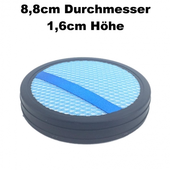 Filter Abwaschbarer Schaumstofffilter mit Dichtungsgummi für Philips PowerPro Aqua FC6400 FC6401 FC6402 FC6404 FC6405 FC6407 FC6