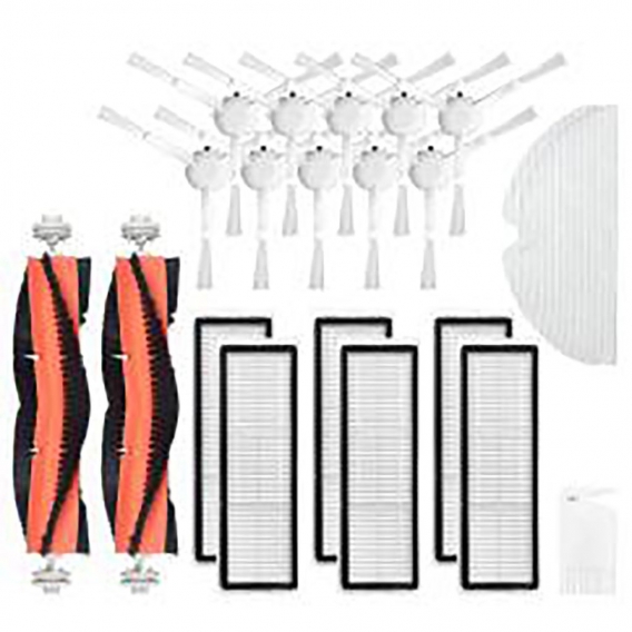 Mop Cloth Roller Seitenbürste Hepa Filter Ersatz Reinigungszubehör Kits Typ 20 für Xiaomi Dreame F9 Roboter Staubsauger