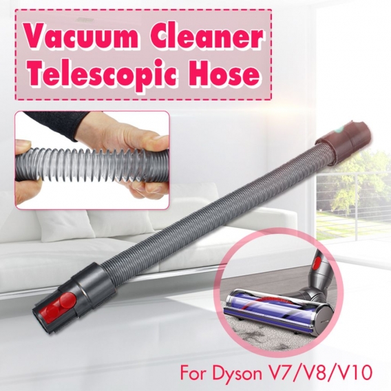 Ersatz Stretch Schlauch Verlängerungsschlauch für Dyson V8 V7 V10 Staubsauger, Extension Zubehör Verlängerung Teleskopverlängeru