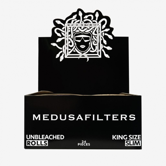 Medusafilters Rolls Unbleached 5m x 4cm 24er Display Box