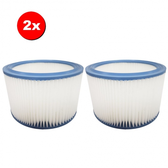 2x Patronen-Filter / Rundfilter / Lamellenfilter für Makita VC2010L VC2512L VC3011L VC3511L VC2012L VC2511 VC3012L VC3012M P-702