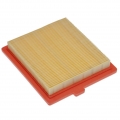 vhbw Ersatzfilter (1x Luftfilter) kompatibel mit Castelgarden/GGP/STIGA RM45, RV45 Rasenmäher, 12,2 x 10,8 x 2 cm, Gelb, Orange