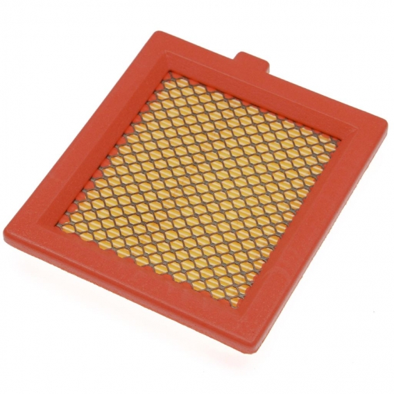 vhbw Ersatzfilter (1x Luftfilter) kompatibel mit Castelgarden/GGP/STIGA RM45, RV45 Rasenmäher, 12,2 x 10,8 x 2 cm, Gelb, Orange