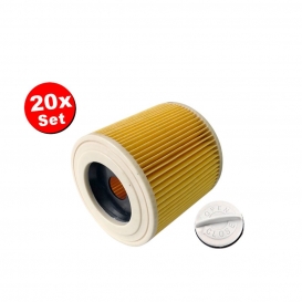 More about 20x Patronen-Filter inkl. Verschlussschraube für Kärcher WD 3 P Premium WD 3 Premium WD 3 Premium Car Kit WD 3 Premium Fireplace