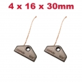 Trade-Shop 2x Kohlebürsten Motorkohlen 4x16x30mm für Miele T 4900 C Meteor T 495 C T 491 T 491 T 494 C T 494 C T 495 C T 495 C T