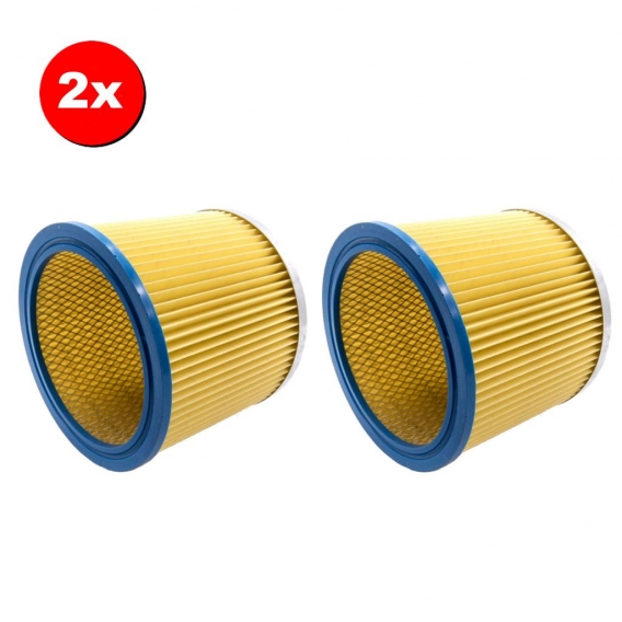 2x Rund-Filter Lamellenfilter Patrone für Aqua Vac Aqua Steel 40, BOXTER 15 P, 15 S, 20 S, 30 S, EXCELL 20 S, 24 S SYNCHRO, 30 P