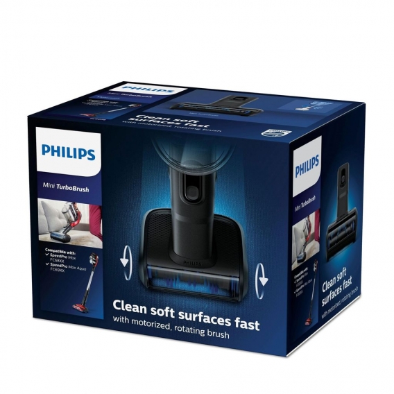 Philips FC8078/01 Mini-Turbo-Saugbürste, Farbe:Schwarz