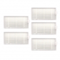 5 x HEPA-Filterelement Kunststoff Filter für ILIFE V3 V5 V5S, Weiß