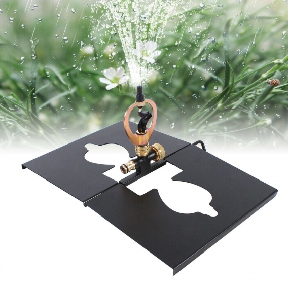360° RasensprengerFeuer Faltbarer Schutz Ascheentfernung Einfach&Universell Dachmontierter Sprinkler