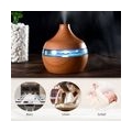 CkeyiN 300ml Luftbefeuchter Ultraschall Elektrisch Aroma  Diffusor mit 7 Farben LED Ideal für Baby, Bad, Yoga, Zuhause