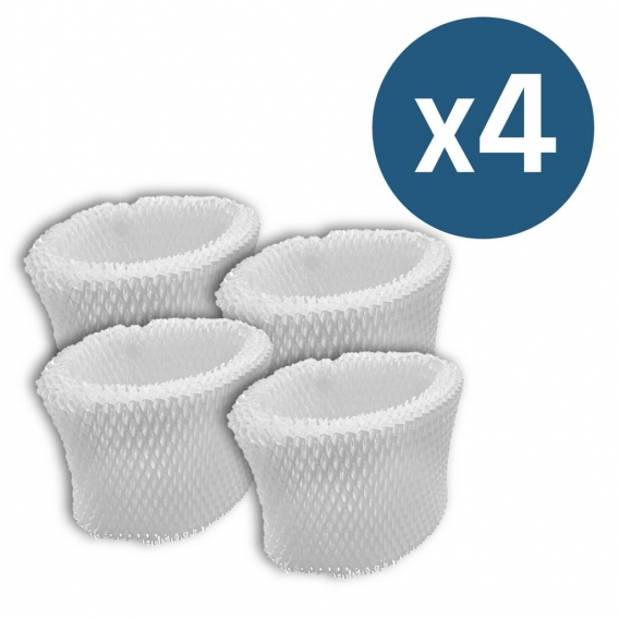 4x Filter kompatibel mit Philips HU4801, HU4803, HU4811, HU4813, HU4814 Luftbefeuchter Ersatz für Philips HU4102/01 Luftbefeucht