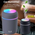 USB Auto KFZ Raum Luftbefeuchter LED Ultraschall Duftöl Aroma Diffuser Humidifier Diffusor 300ML