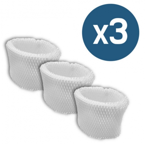 3x Filter kompatibel mit Philips HU4801, HU4803, HU4811, HU4813, HU4814 Luftbefeuchter Ersatz für Philips HU4102/01 Luftbefeucht