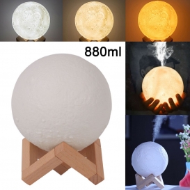 More about 880ML Ultraschall Luftbefeuchter Aroma Diffuser 3 Farben LED-Licht Humidifier Ultra Leise Luftbefeuchter