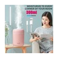 Pink Luftbefeuchter LED Ultraschall Duftöl Aroma Diffuser Humidifier Diffusor 300ML USB Aufladen