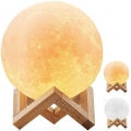 LED 3D Moon Lampe Luftbefeuchter USB wiederaufladbares Öl ätherischer Diffusor Luftreiniger 880ML Ultraschall Luftbefeuchter Aro