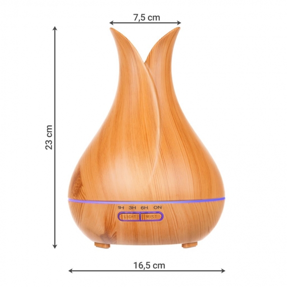 Luftbefeuchter Diffuser 400ml Aroma Fernbedienung 3 Öle 16483