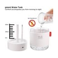 USB Luftbefeuchter 500ml,Mini Ultraschall Air Humidifier Ultra Leise 20dB Raumluftbefeuchter-Bis zu 10-15 Stunden Dauerbetrieb