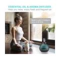 Aroma Diffuser, 400ml Ultraschall Leise Luftbefeuchter mit Fernbedienungsfunktion, Auto-Abschaltung, 7 Farben LED Lichter Ätheri