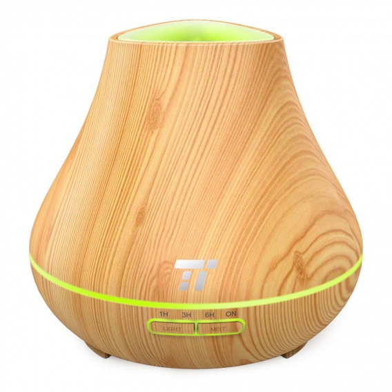 TaoTronics TT-AD004 Aroma Diffuser (dunkelbraun, 400ml Ultraschall Luftbefeuchter)